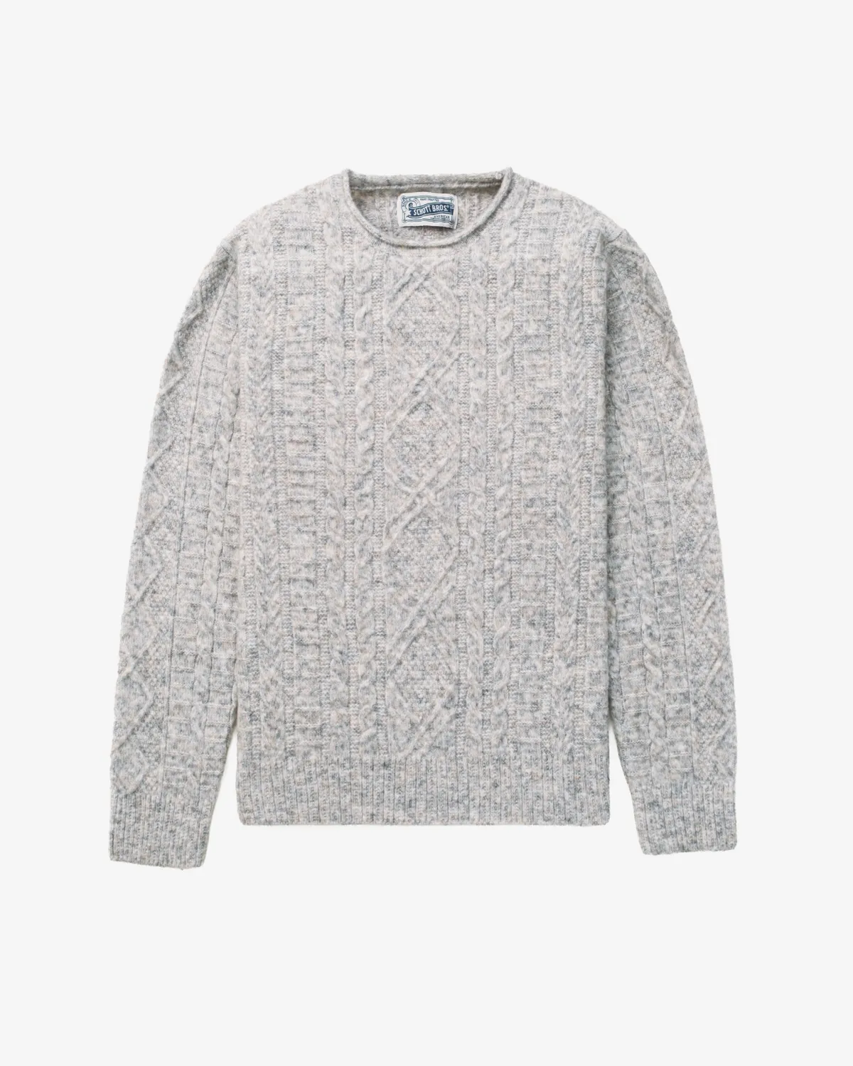 Schott NYC SW2542 genser charcoal M ullblanding