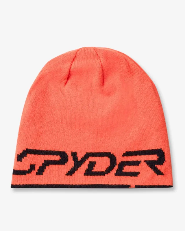 Spyder Reversible Bug Hat skilue gutt korall