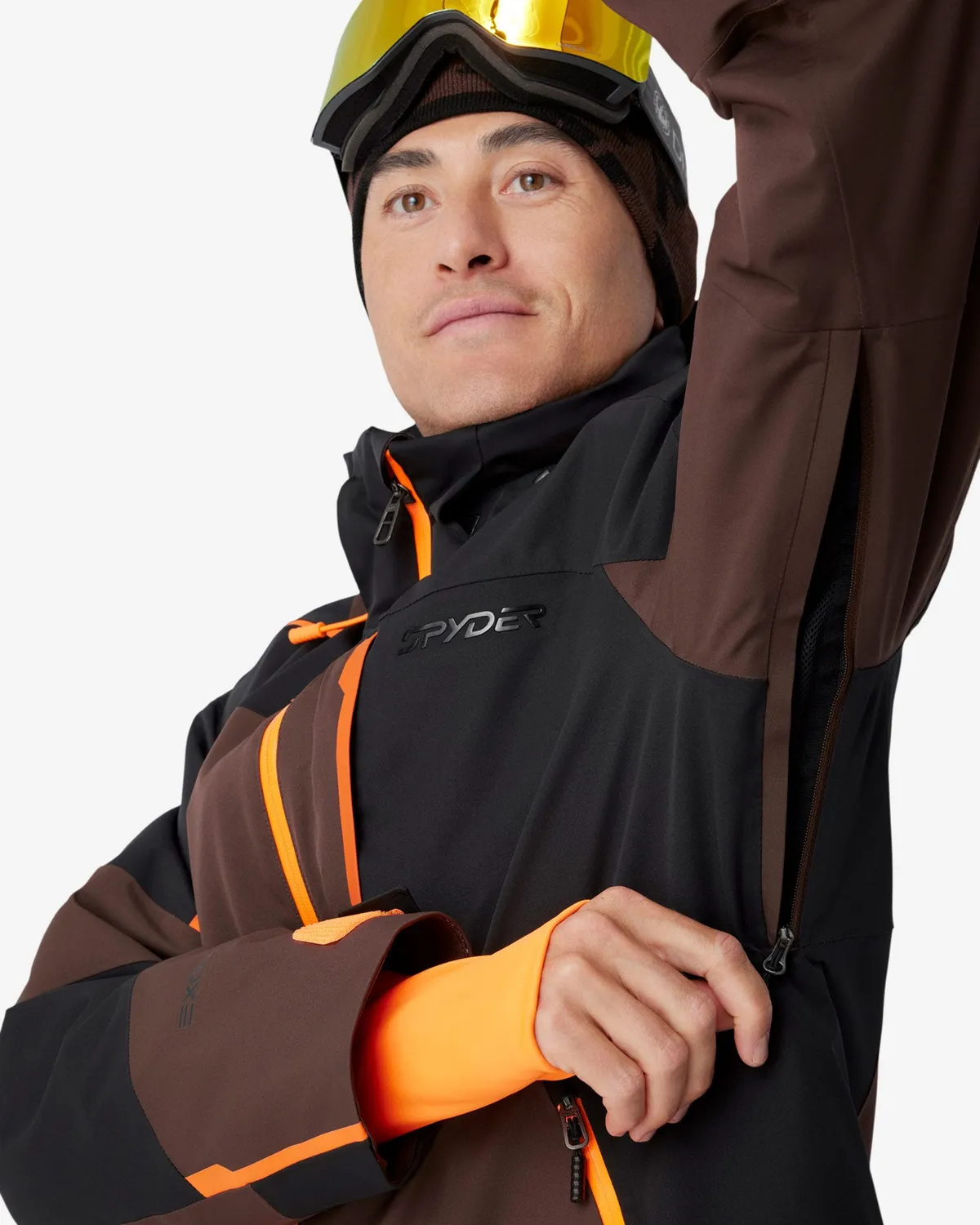 Spyder Leader Jacket skijakke mocha 30K vanntett