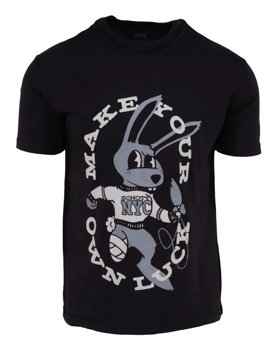 Schott NYC TRFOOT t-skjorte Vintage vasket look