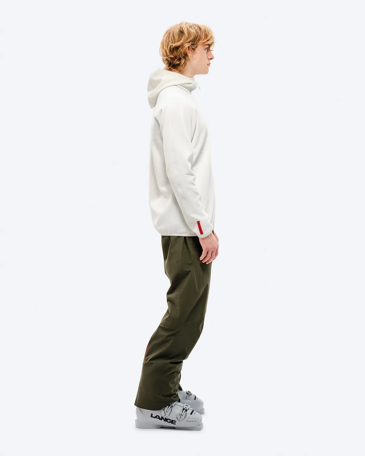 The Mountain Studio M-7 Tech Fleece hettejakke white alyssum
