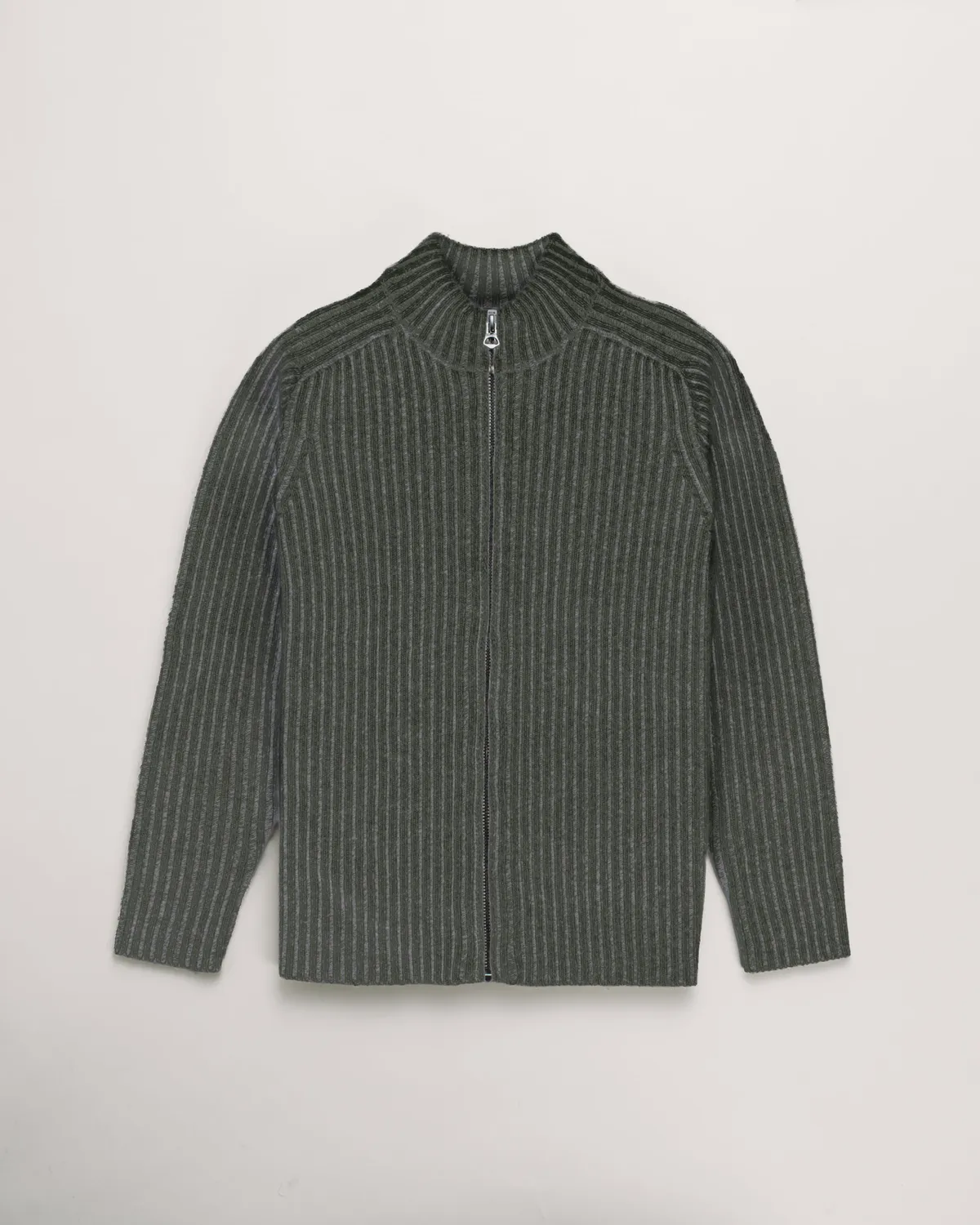 Schott NYC SW2619 zip-genser oatmeal ullblanding