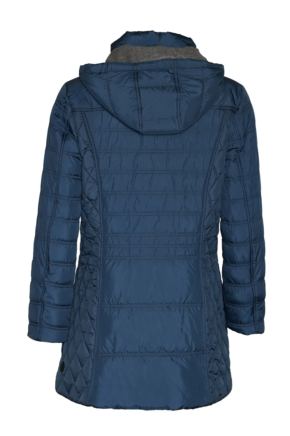 Windfield Carly vinterjakke blue sea quiltet