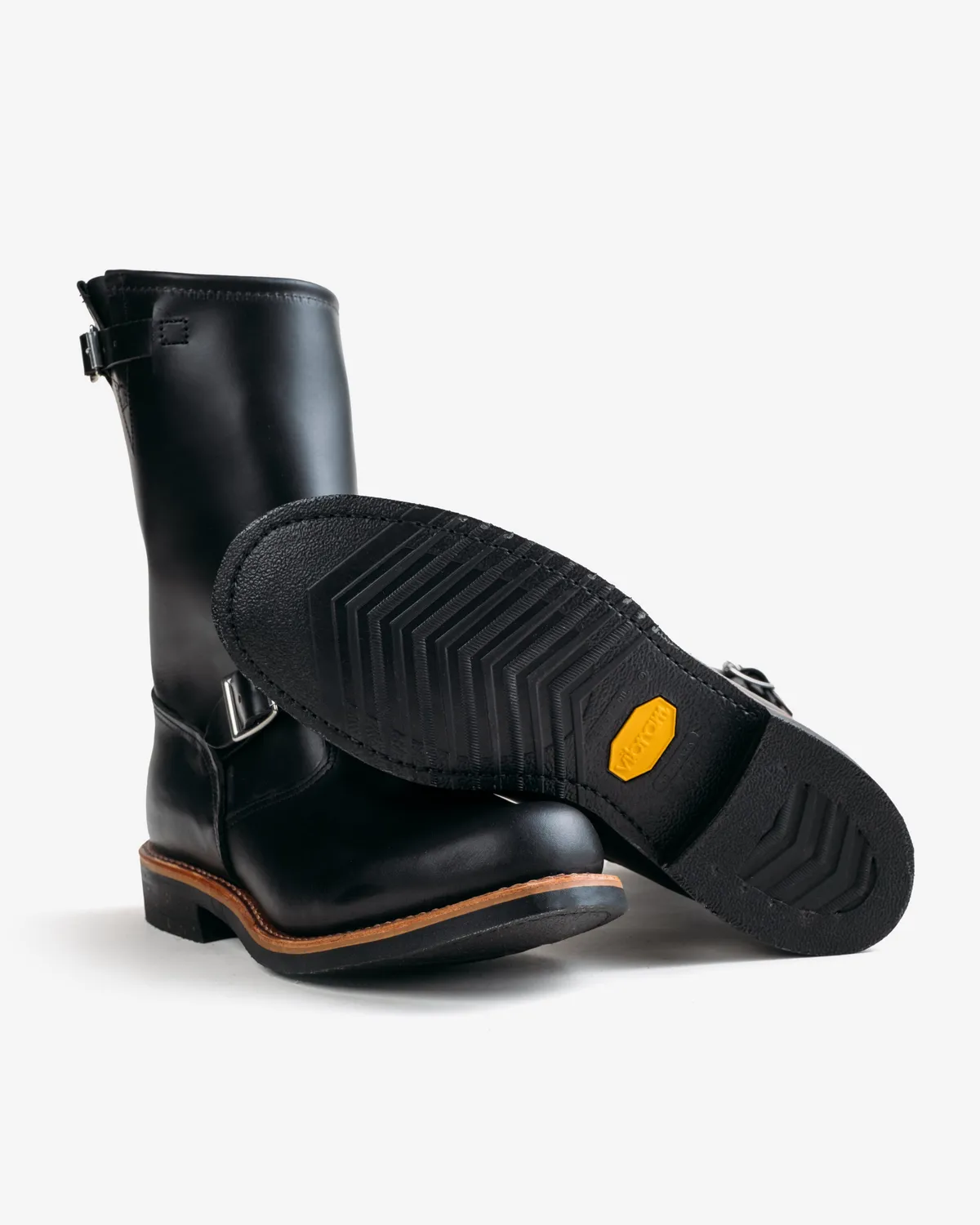 Schott NYC BT54 boots svart skinn