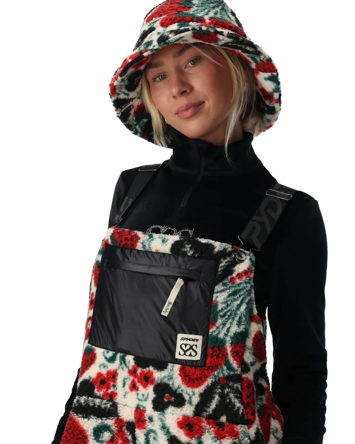 Spyder Society selebukse racing green varm fleece