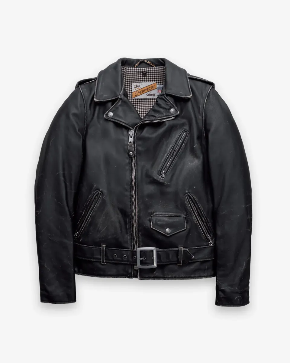 Schott NYC PER70 skinnjakke svart vintage