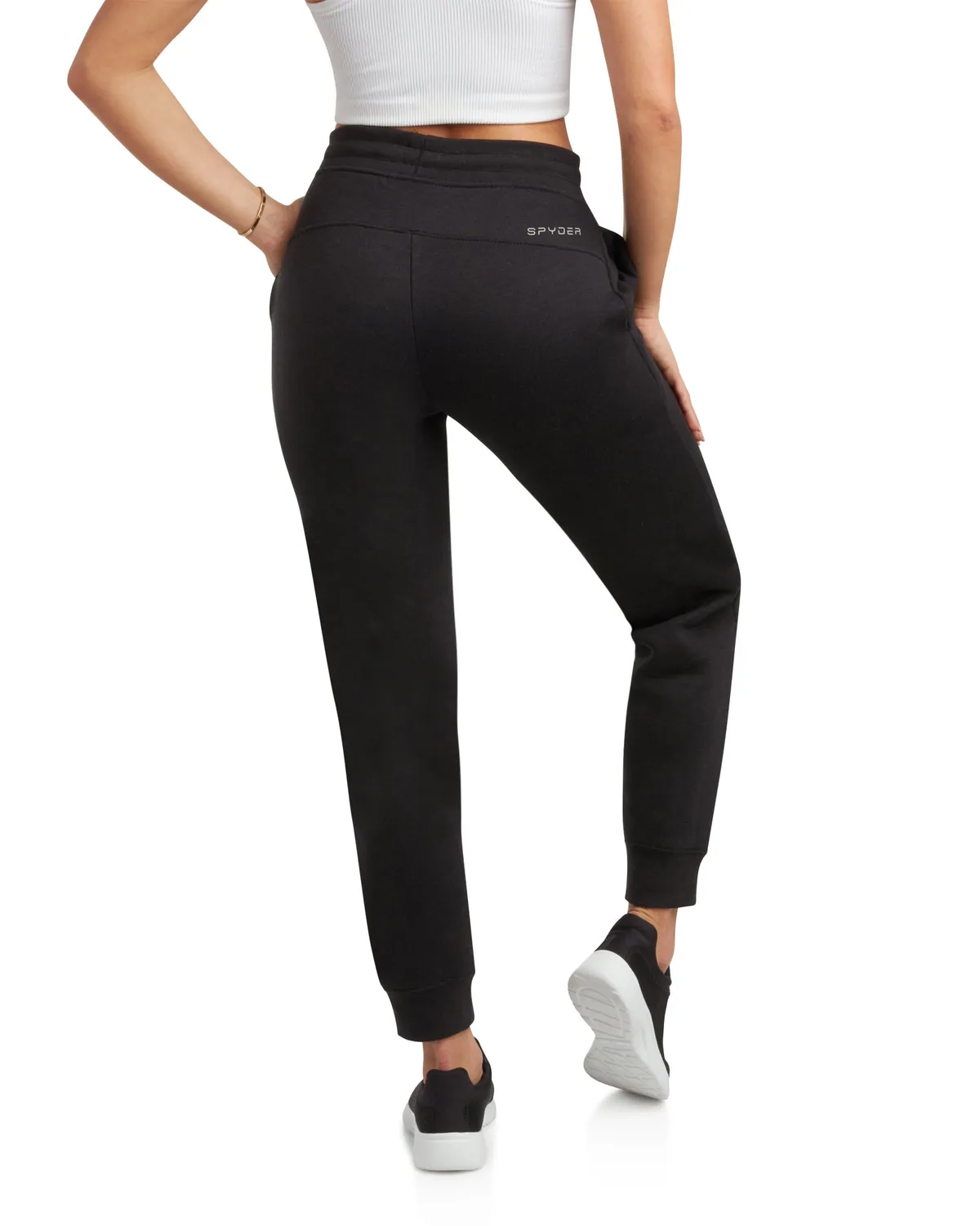 Spyder Cozy Fleece joggebukse svart – børstet