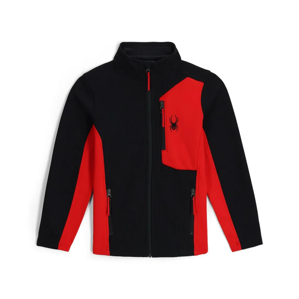 Spyder Bandit helglidelås jakke gutt fleece