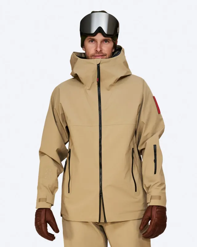 The Mountain Studio Z-4 3L Rugged Ripstop Shell skalljakke Kelp vanntett