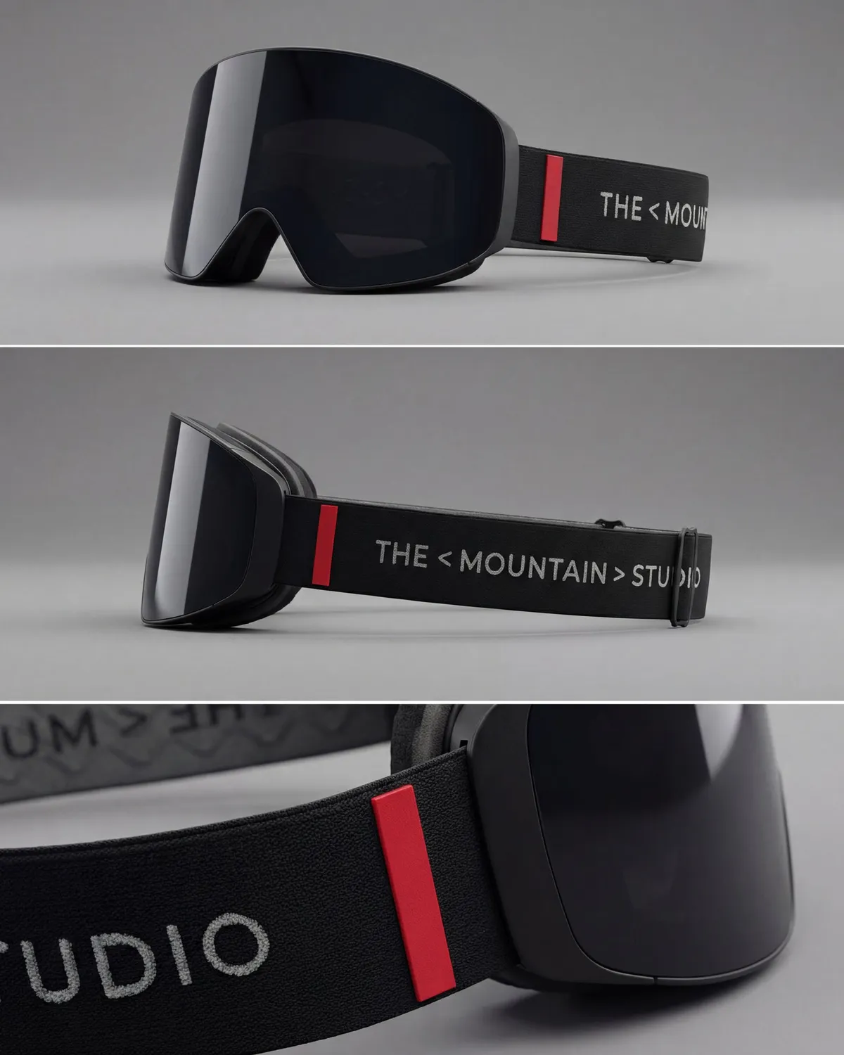 The Mountain Studio W-28 skibriller Black Onyx magnetlinse