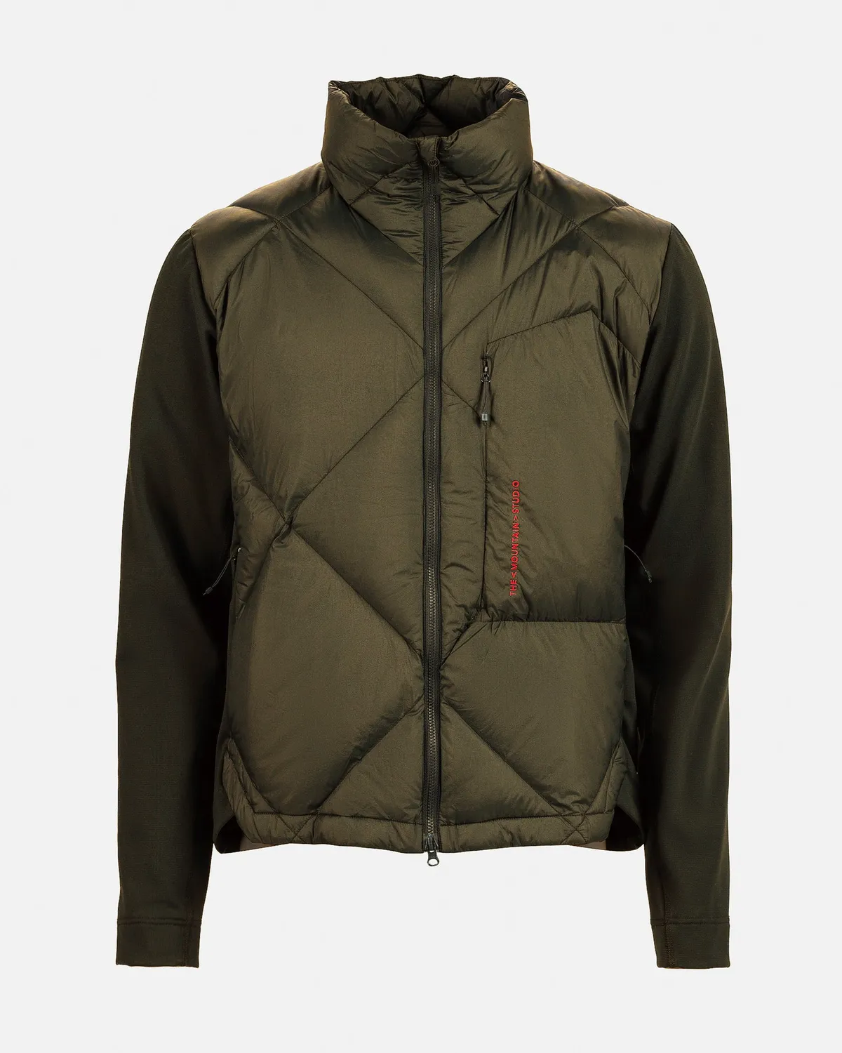 The Mountain Studio E-6 UL dunjakke grønn lett hybrid