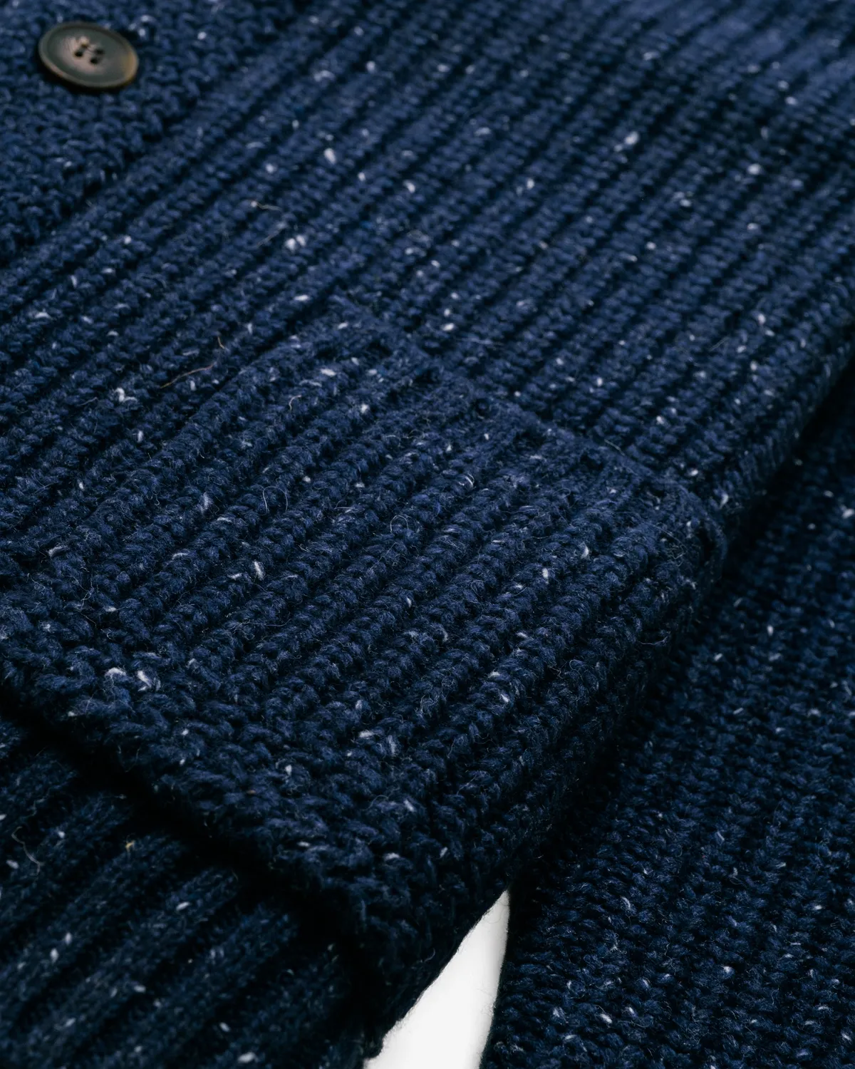 Schott NYC SW2560 cardigan ullmiks marine sjalskrage