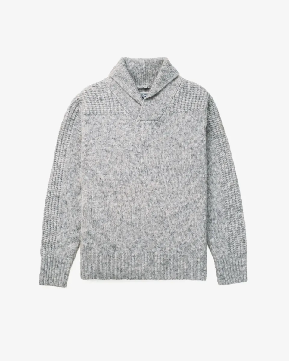 Schott NYC SW2231 sjalkrage genser cloud ullblanding