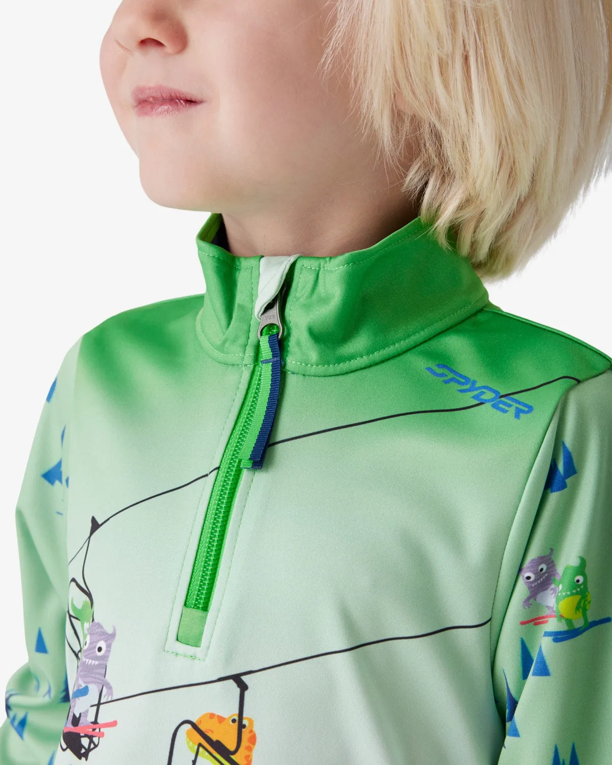 Spyder Challenge Quarter Zip genser multi UPF 50+