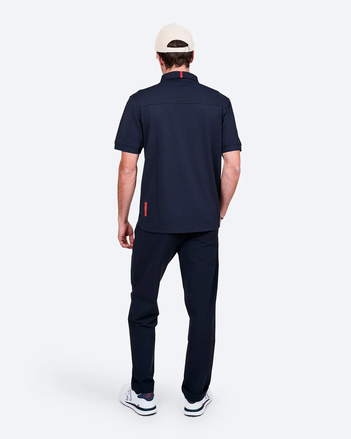The Mountain Studio Q-9 poloskjorte Sky Captain stretch