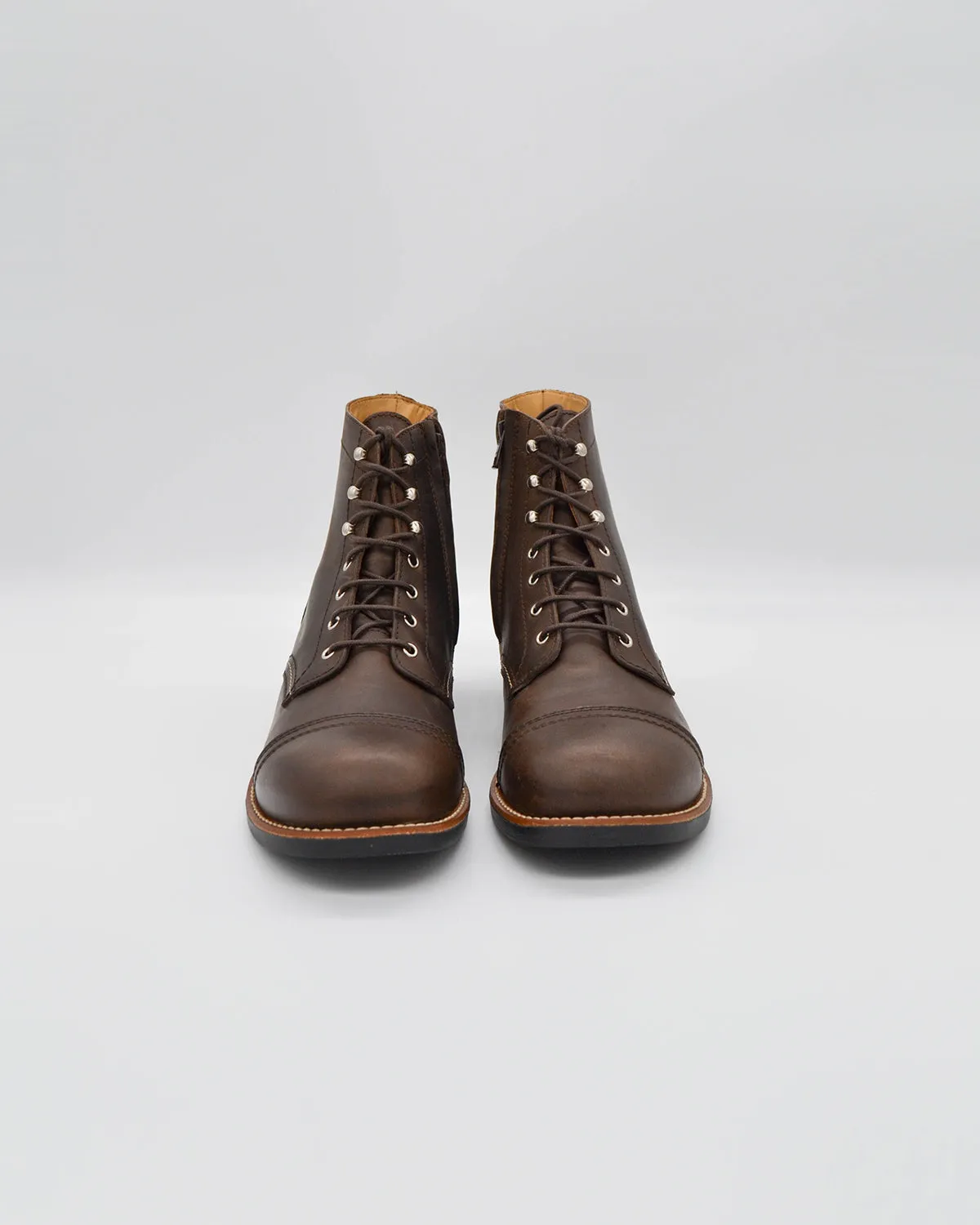 Rokker Moto Ranger Brown motorsykkelstøvler brun skinn