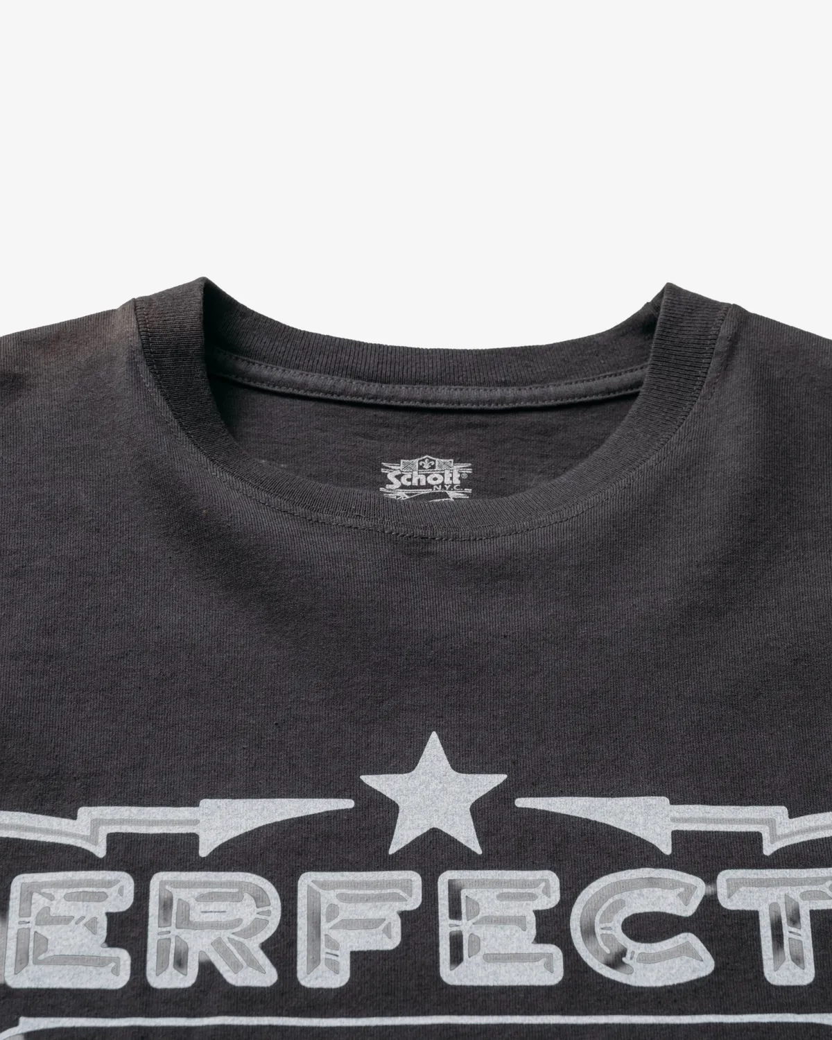 Schott NYC TPER23 t-skjorte vintage tung bomull