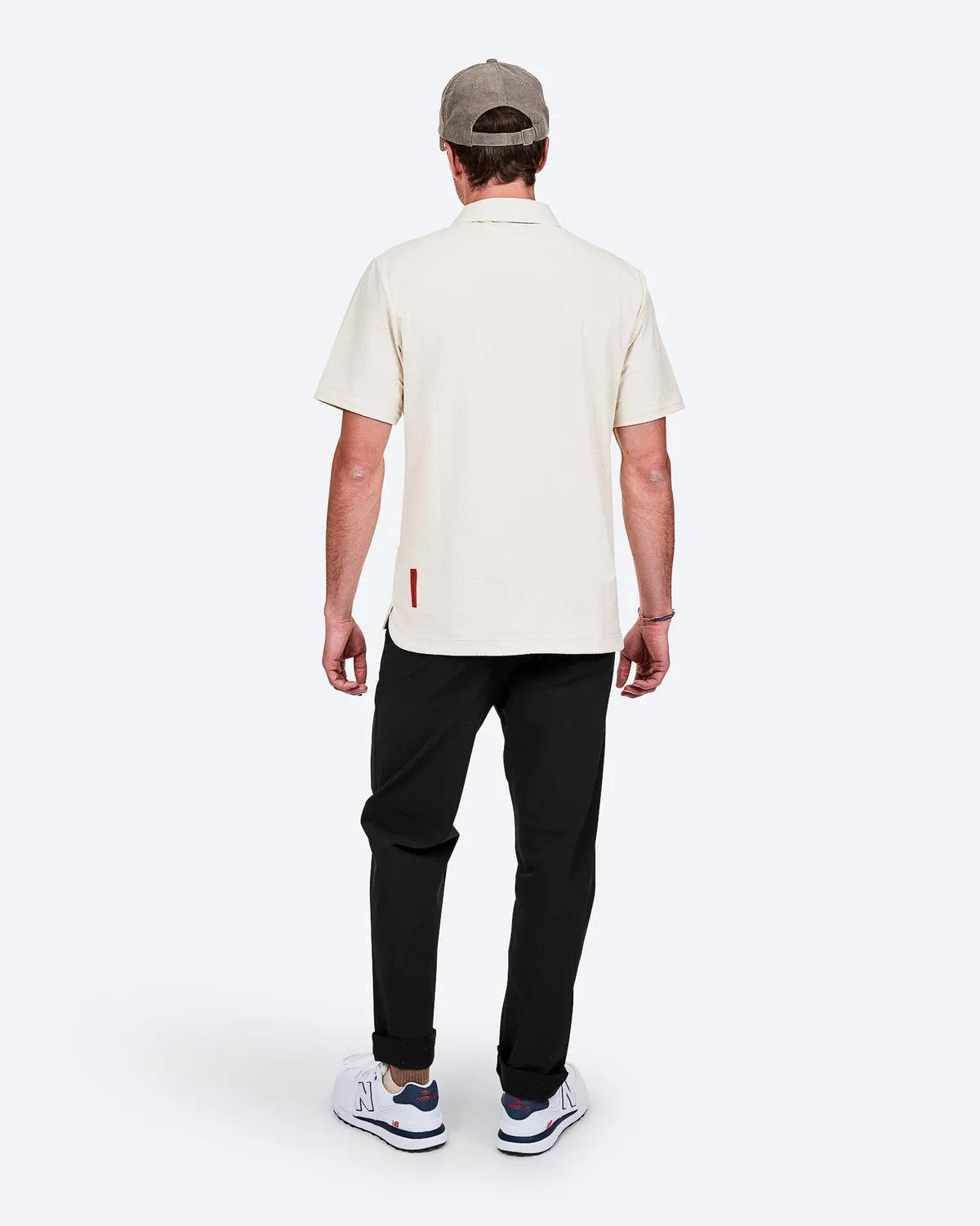 The Mountain Studio Q-11 Structured piké Almond Milk stretch
