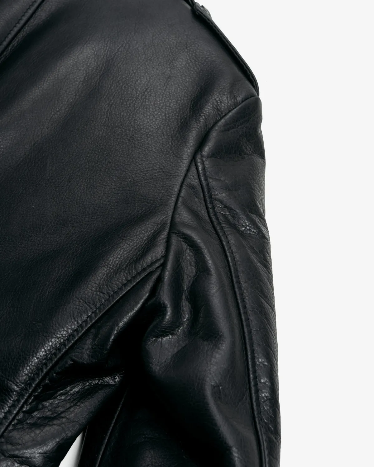 Schott NYC 536W skinnjakke svart oljet kuskinn