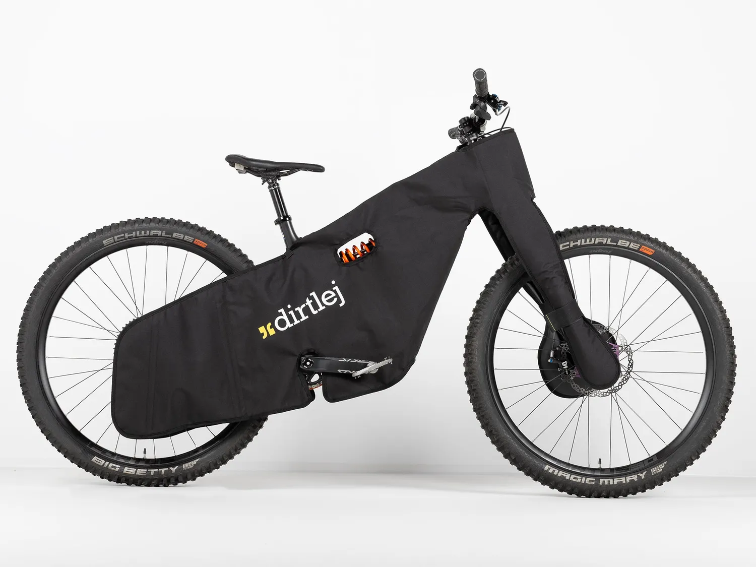 dirtlej bikeprotection bikewrap mtb sykkeltrekk polstret