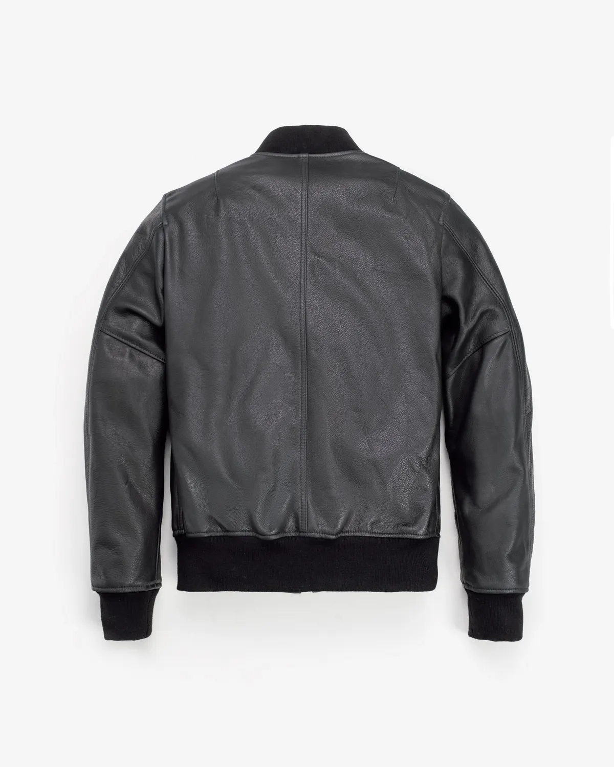 Schott NYC 237 skinnjakke svart MA-1 vokset kuskinn