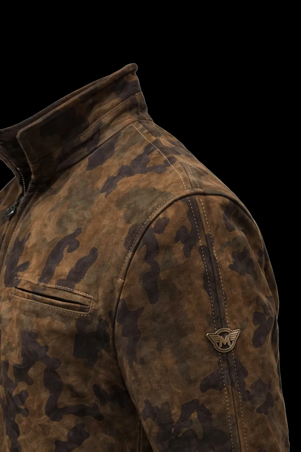 Matchless Bray Blouson skinnjakke camouflage