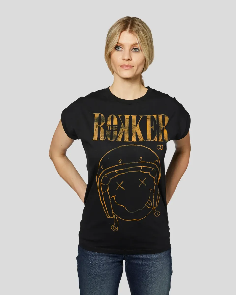 Rokker Kurt Lady T-Shirt dame t-skjorte svart