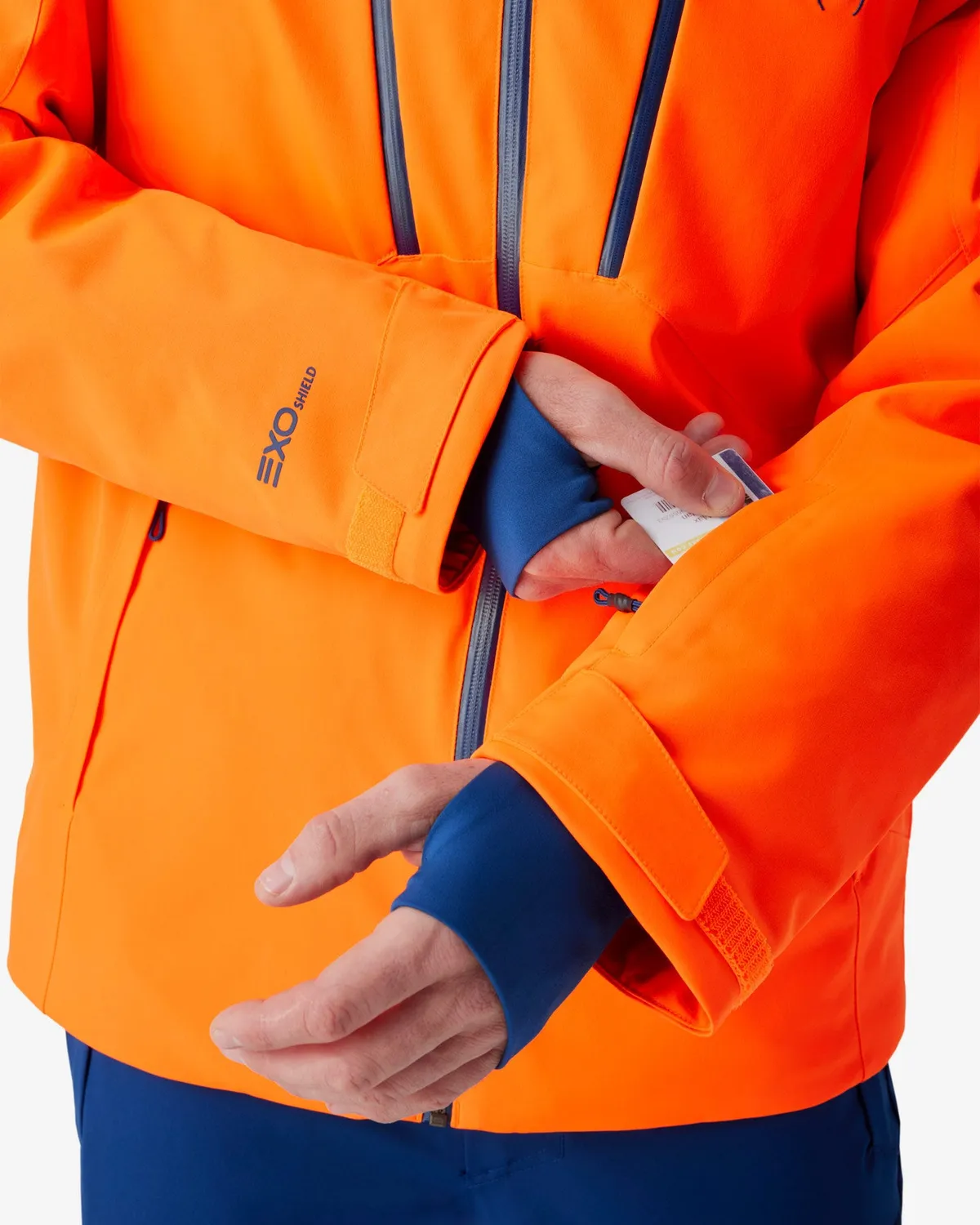 Spyder Rival skijakke herre Fusion Orange 20K isolert