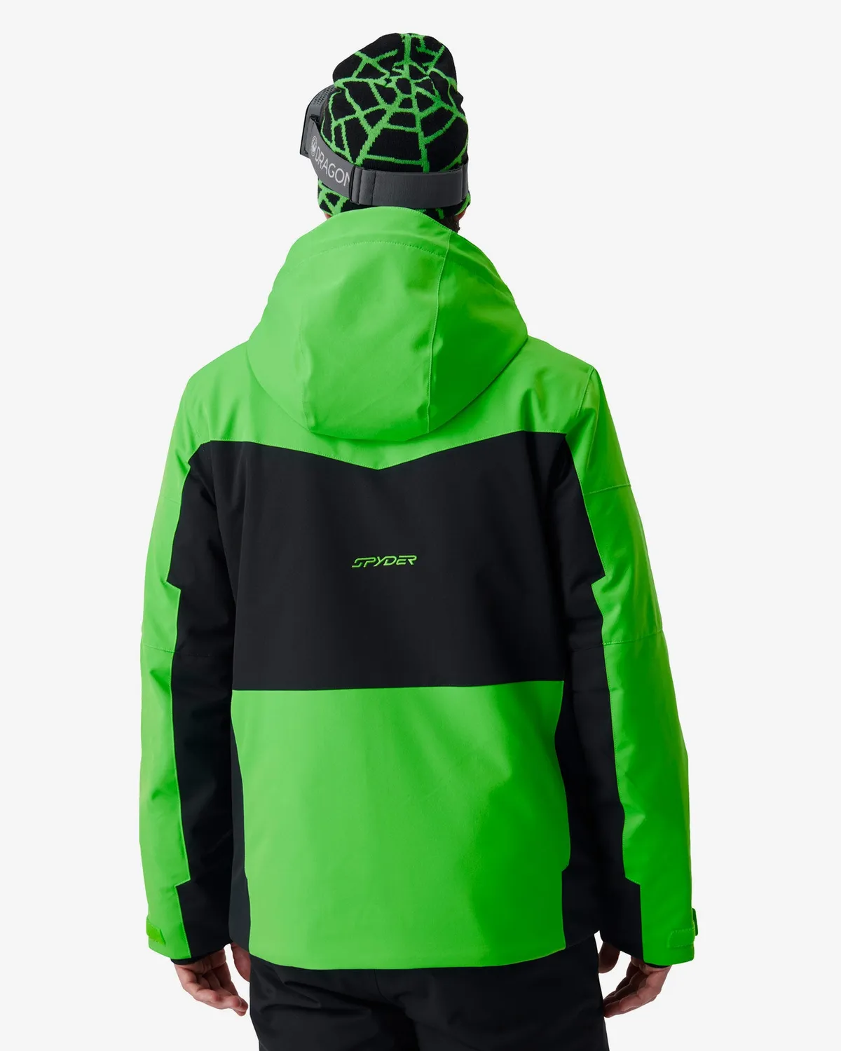 Spyder Copper skijakke strobe green 20K vanntett