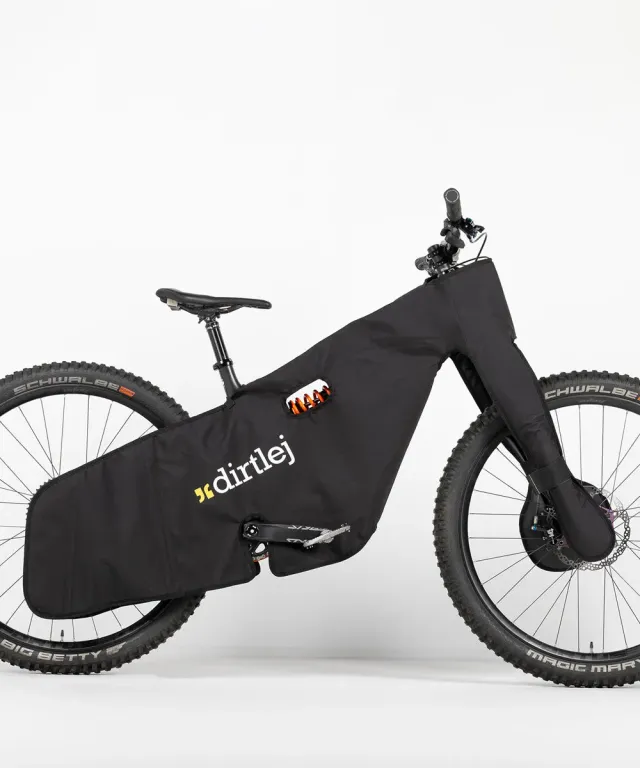 dirtlej bikeprotection bikewrap mtb sykkeltrekk polstret