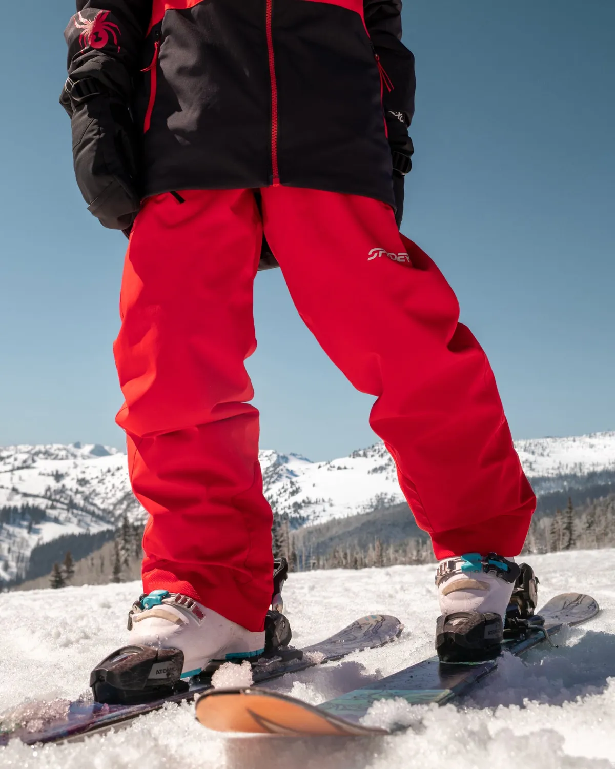 Spyder Propulsion skibukse Spyder Red gutt