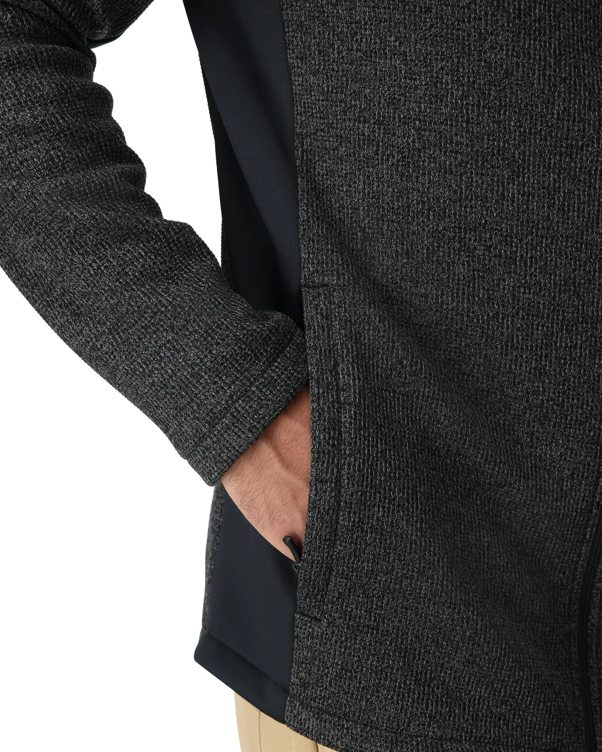 Spyder Bandit Full Zip fleecejakke Limestone Black