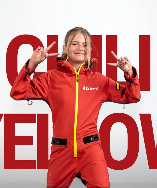dirtlej dirtsuit kids sykkeldress v2.0 vanntett barn