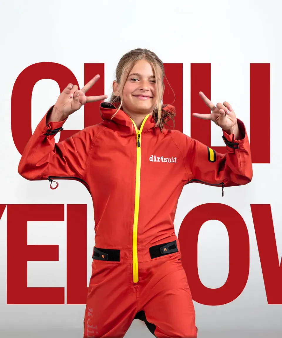 dirtlej dirtsuit kids sykkeldress v2.0 vanntett barn