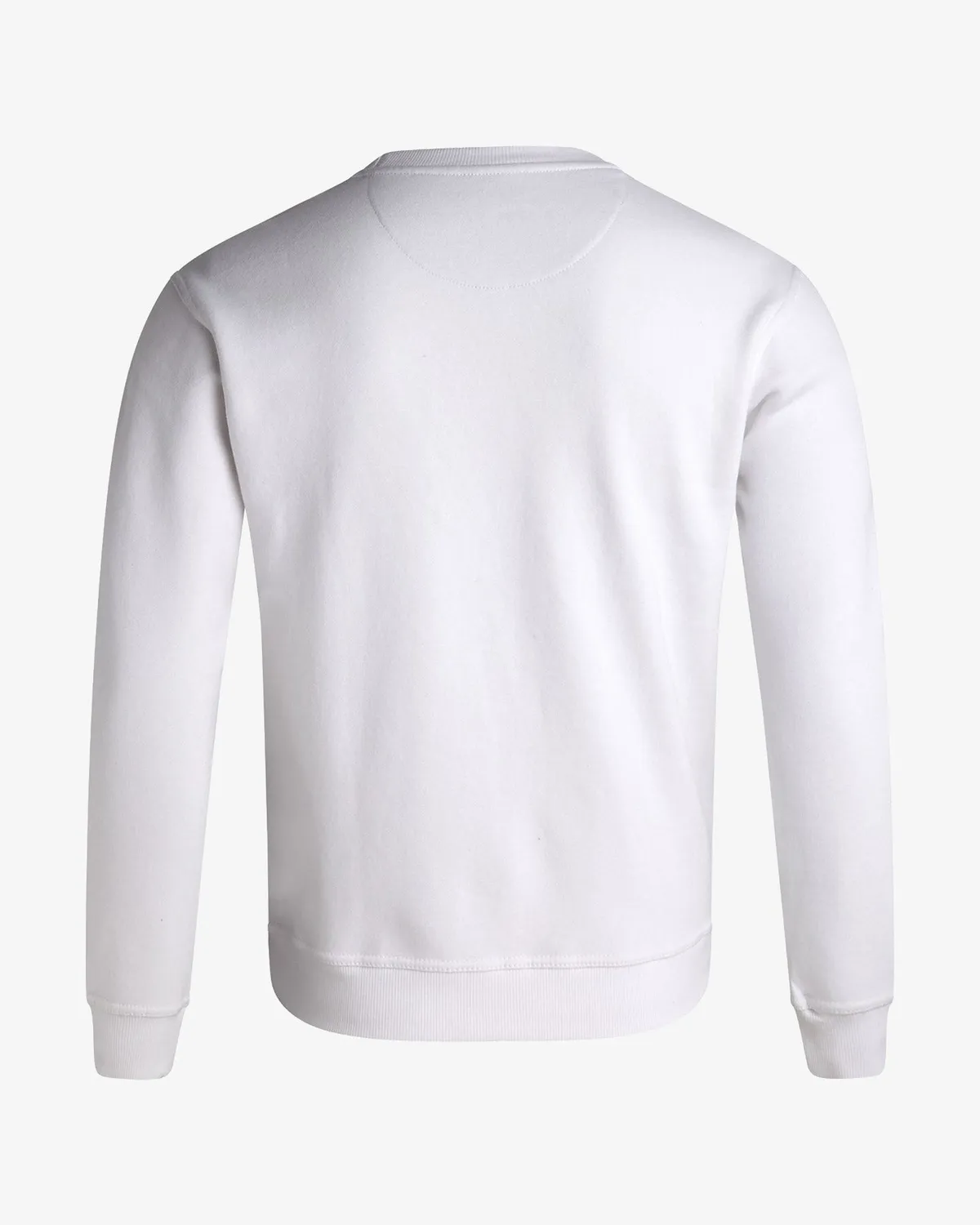 Spyder Fleece Crew genser White bomullsfleece