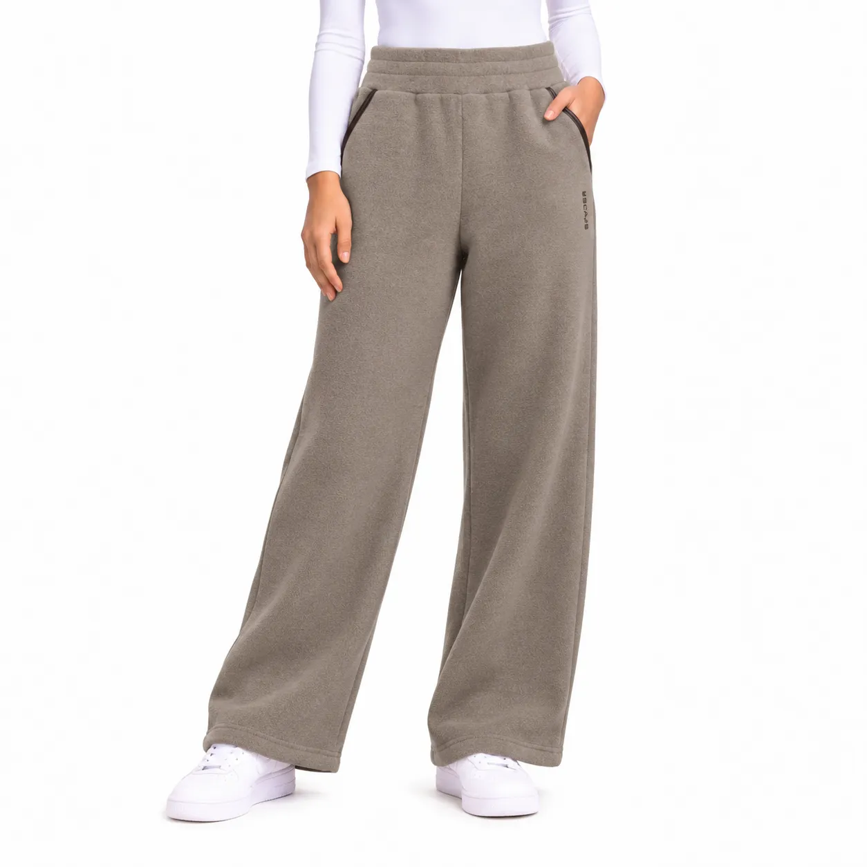 Spyder Fleece Wide-Leg bukse dame vid