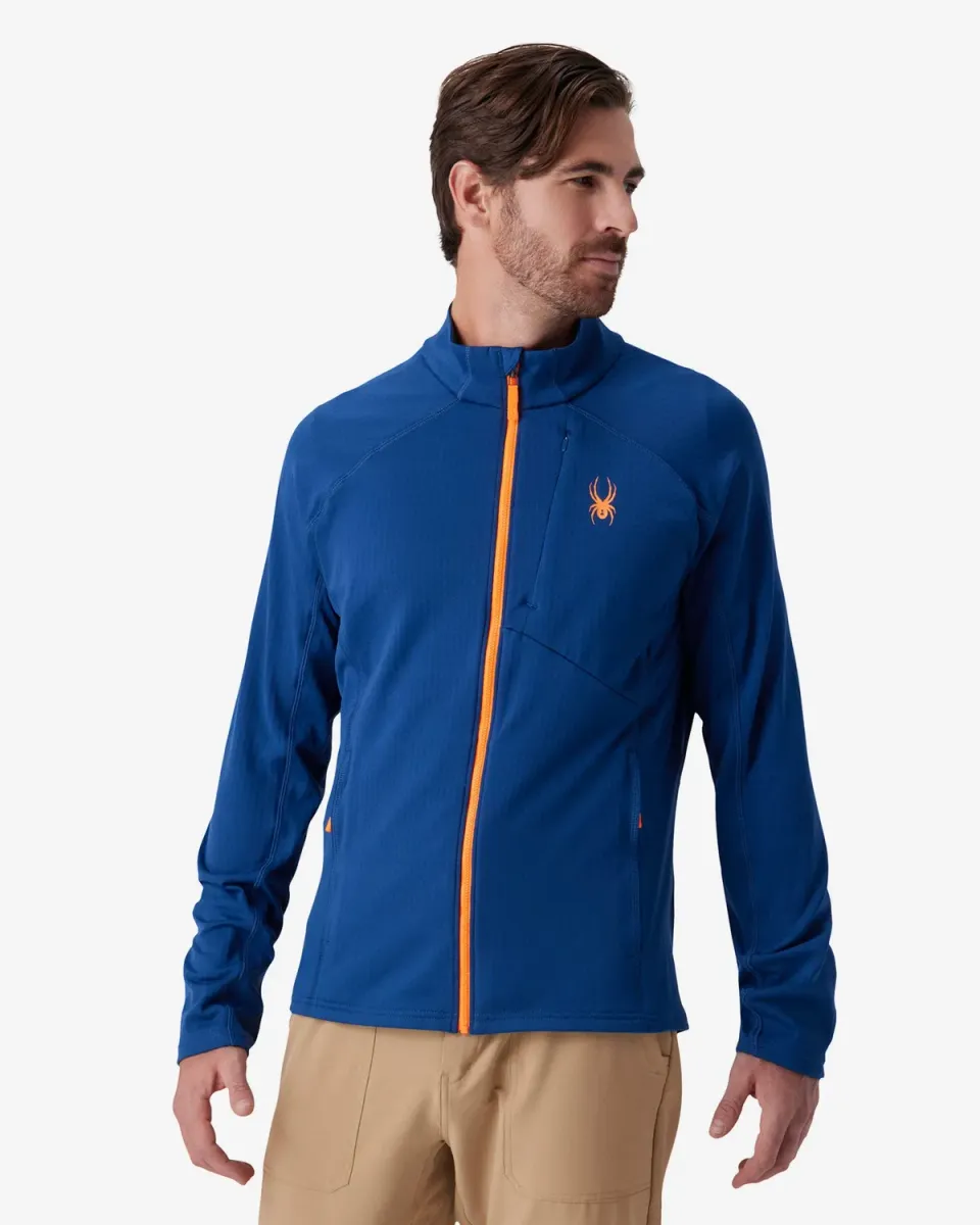 Spyder Gridweb Fleece Jacket fleece herre indigoblå