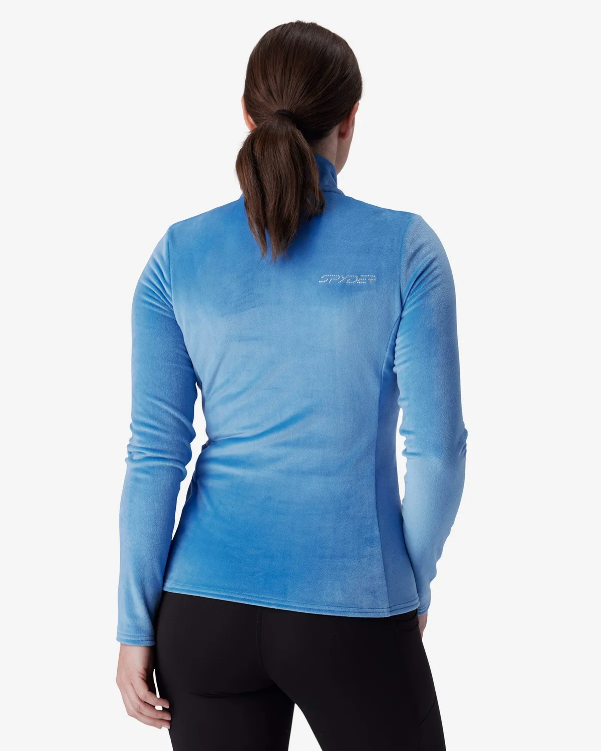 Spyder Shimmer Bug half zip dame blå fleece