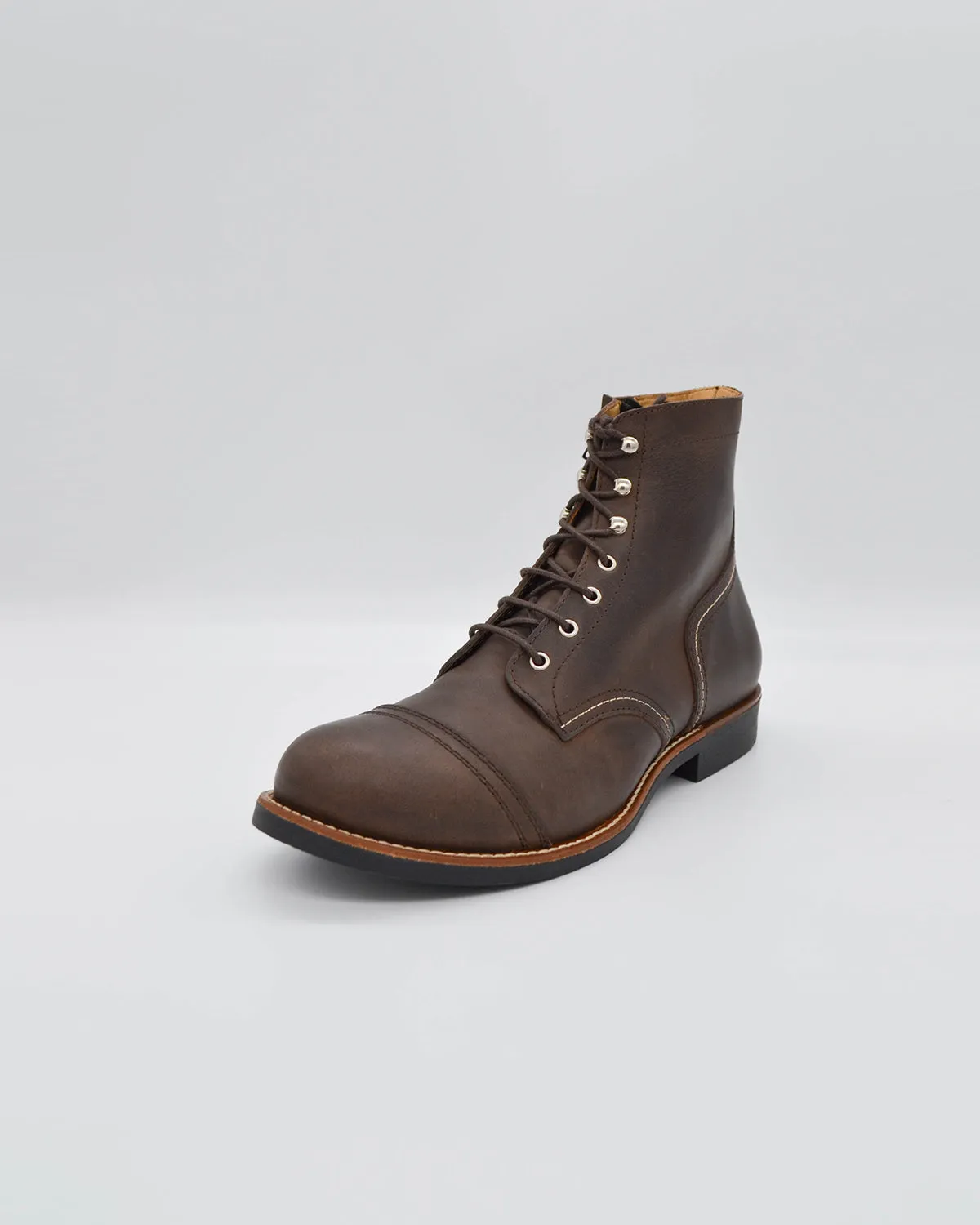 Rokker Moto Ranger Brown motorsykkelstøvler brun skinn