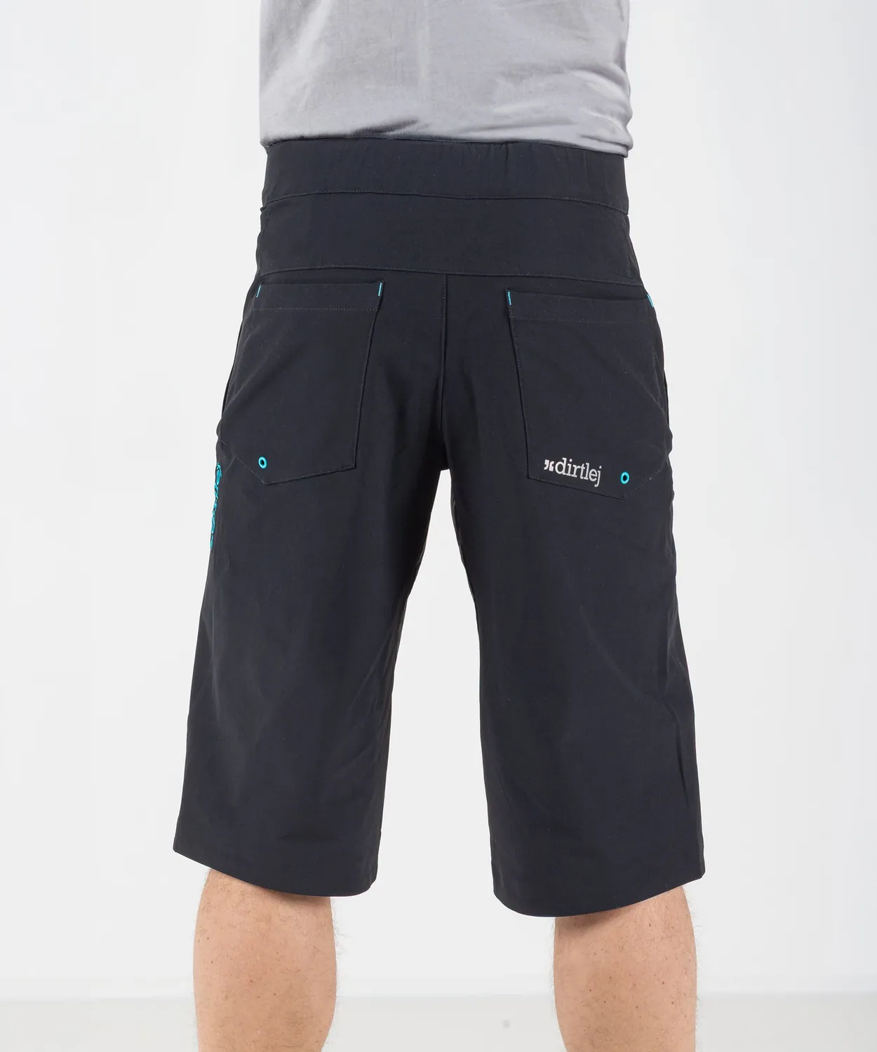 dirtlej trailscout MTB shorts sykkelshorts svart stretch