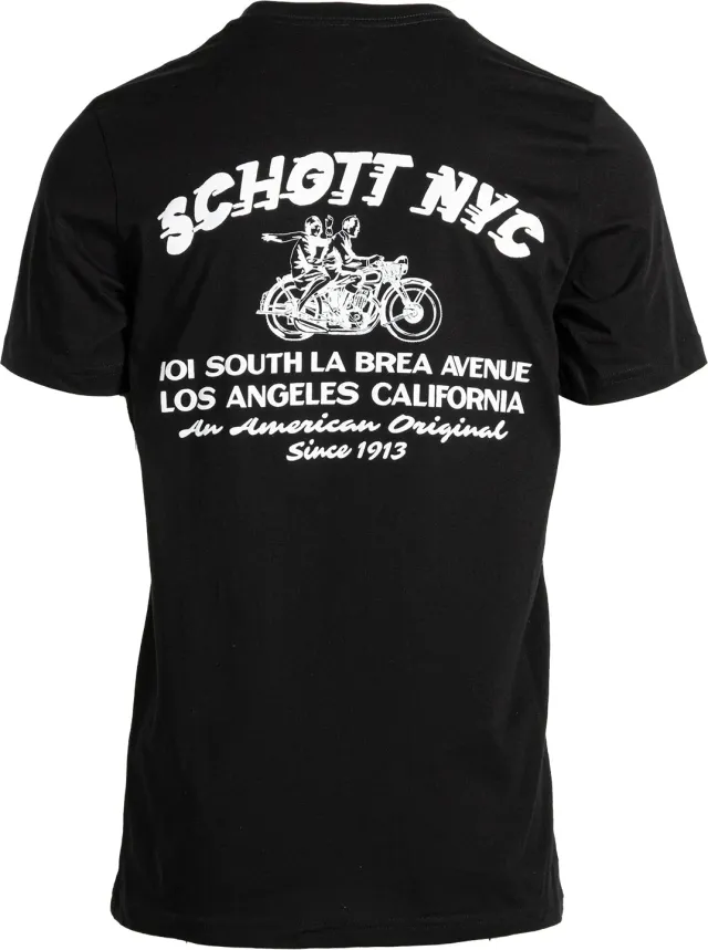 Schott NYC TLOSA1 t-skjorte svart bomull