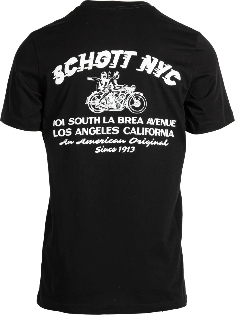 Schott NYC TLOSA1 t-skjorte svart bomull