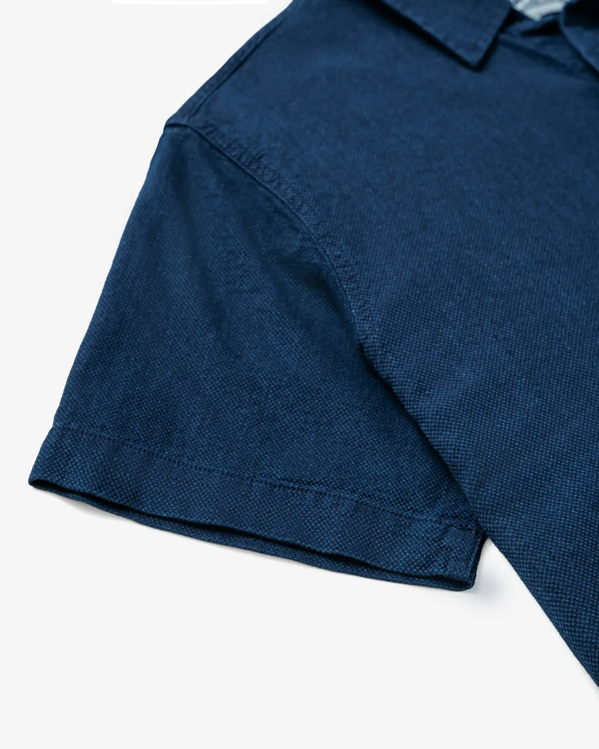 Schott NYC SS2308 arbeidsskjorte basketweave indigo