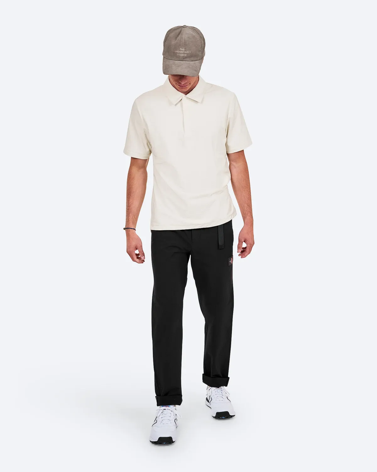 The Mountain Studio Q-11 Structured piké Almond Milk stretch