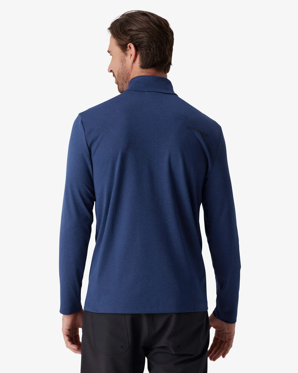 Spyder Prospect quarter zip herre indigomelert