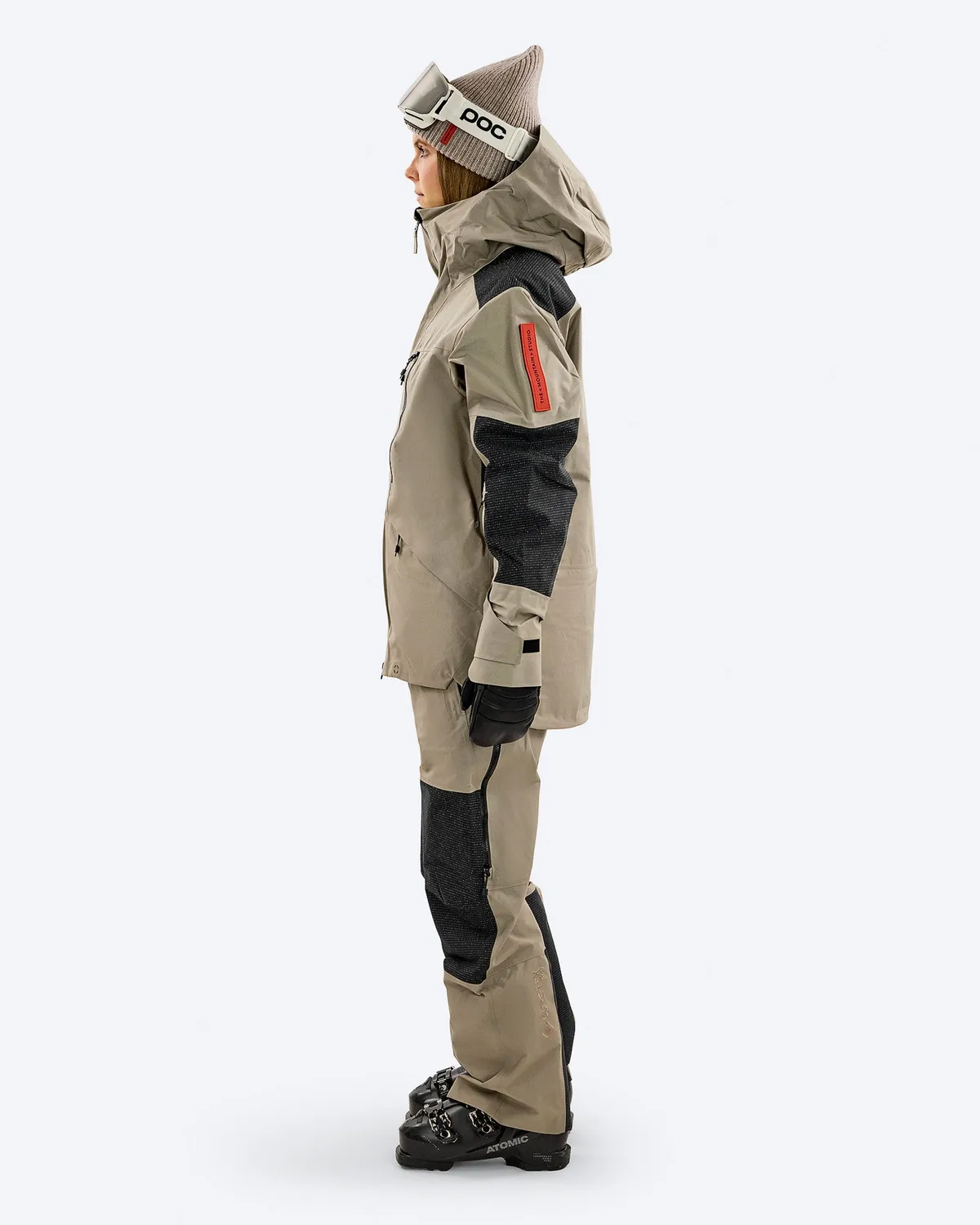 The Mountain Studio Z-7 PRO skalljakke herre Brindle Gore-Tex