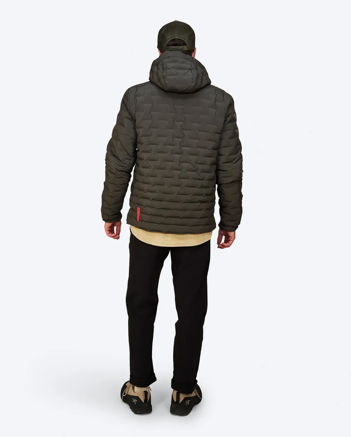 The Mountain Studio D-3 RL dunjakke herre Peat-Niagara vendbar