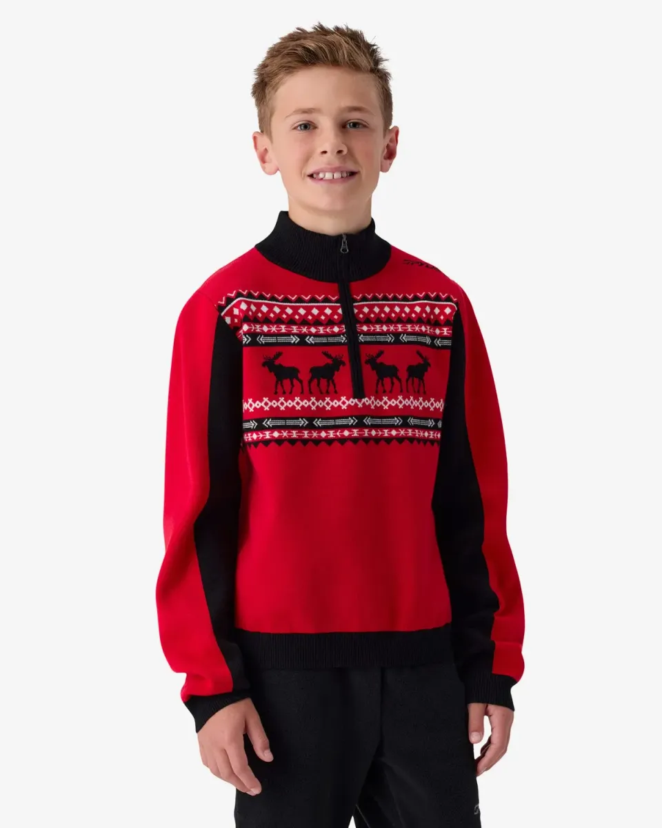 Spyder Blizzard skigensere gutt halv-zip viskose