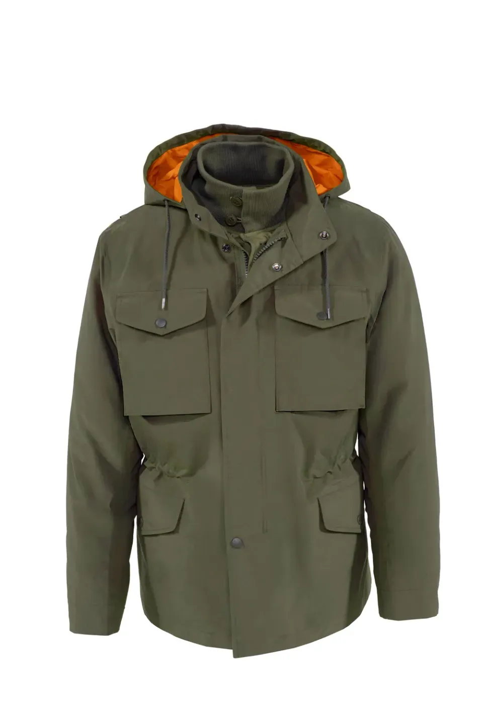 Schott NYC M-65 8560 feltjakke oliven vanntett