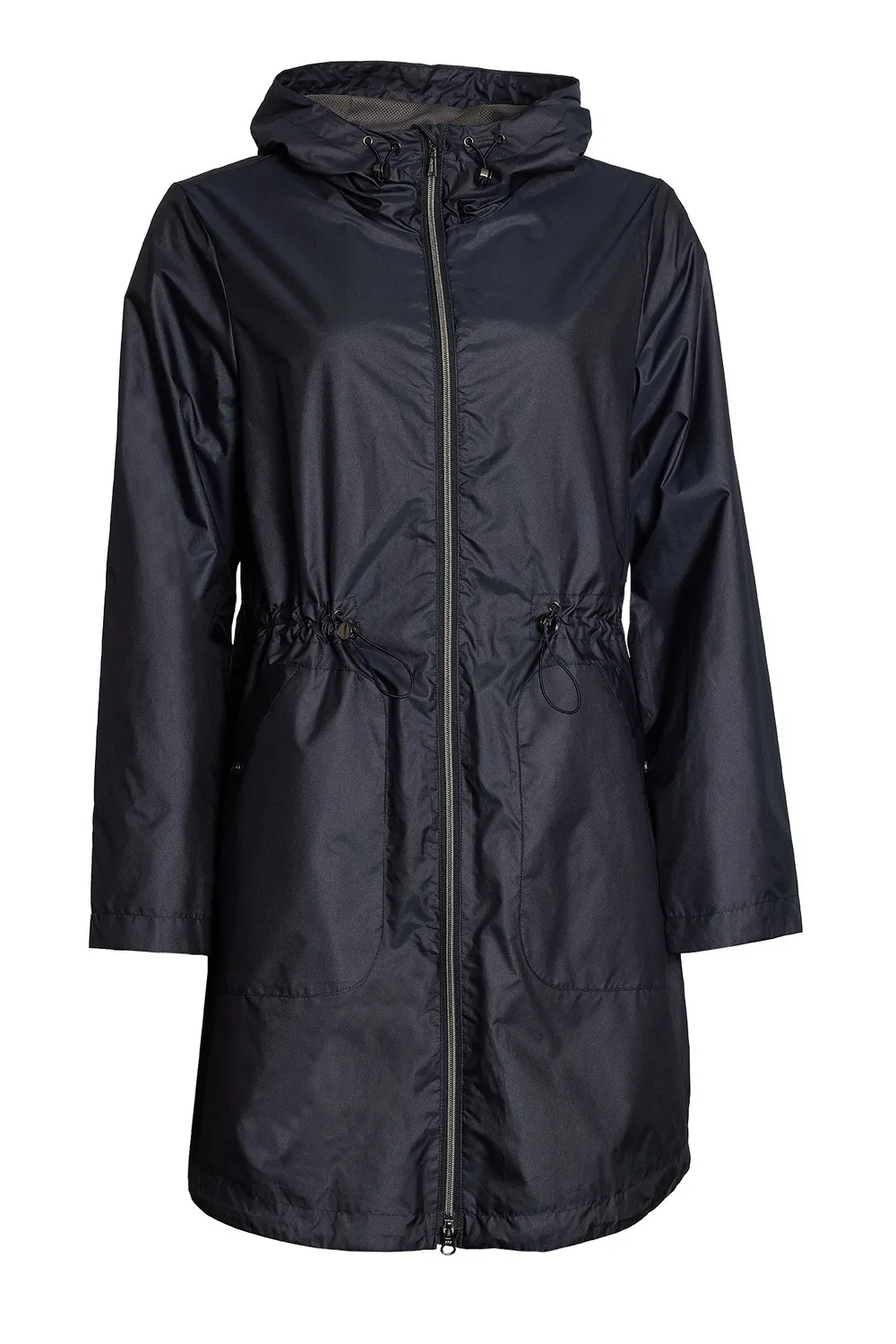 Windfield Izette overgangsjakke navy justerbar midje